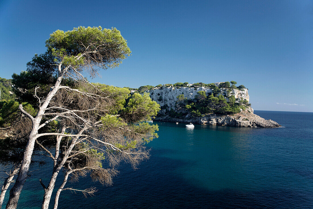 Spain Menorca Cala Galdana viewpoint