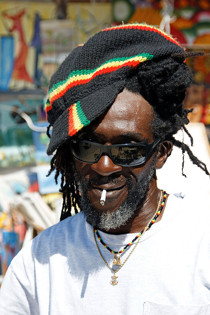 Jamaika Negril beach  Rastafari