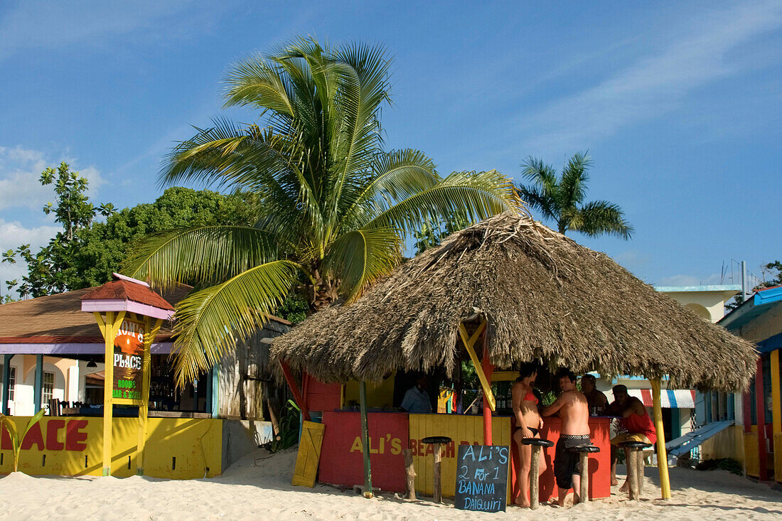 Jamaica Negril beach bar
