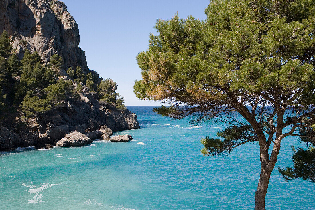 Cala de Sa Calobra Bay, Mallorca, Balearic Islands, Spain