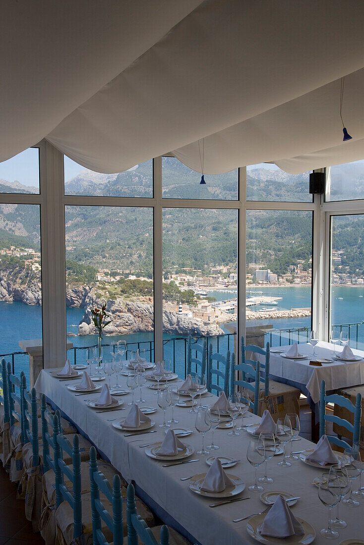 El Faro Restaurant, Port de Soller, Mallorca, Balearen, Spanien, Europa