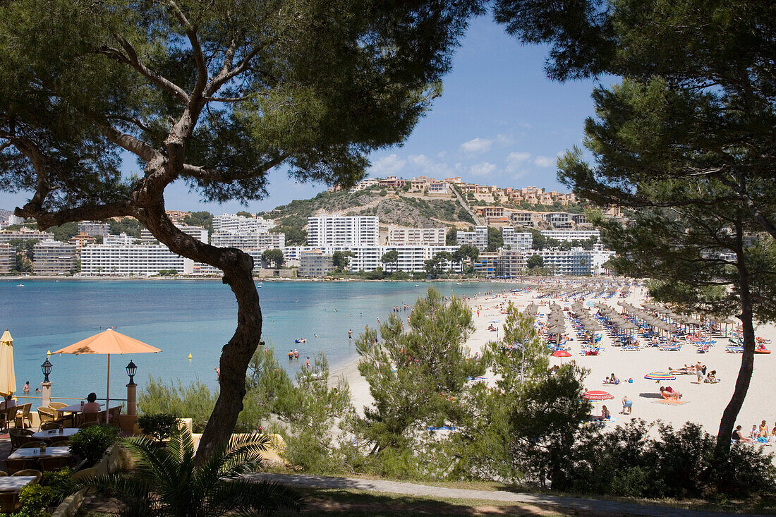 Strand von Santa Ponca, Mallorca, Balearen, Spanien, Europa