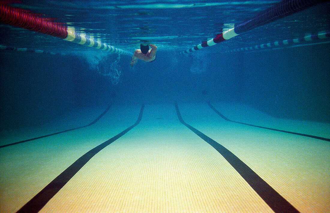 Swimming pool of the Cité Université Internationale. Paris. France