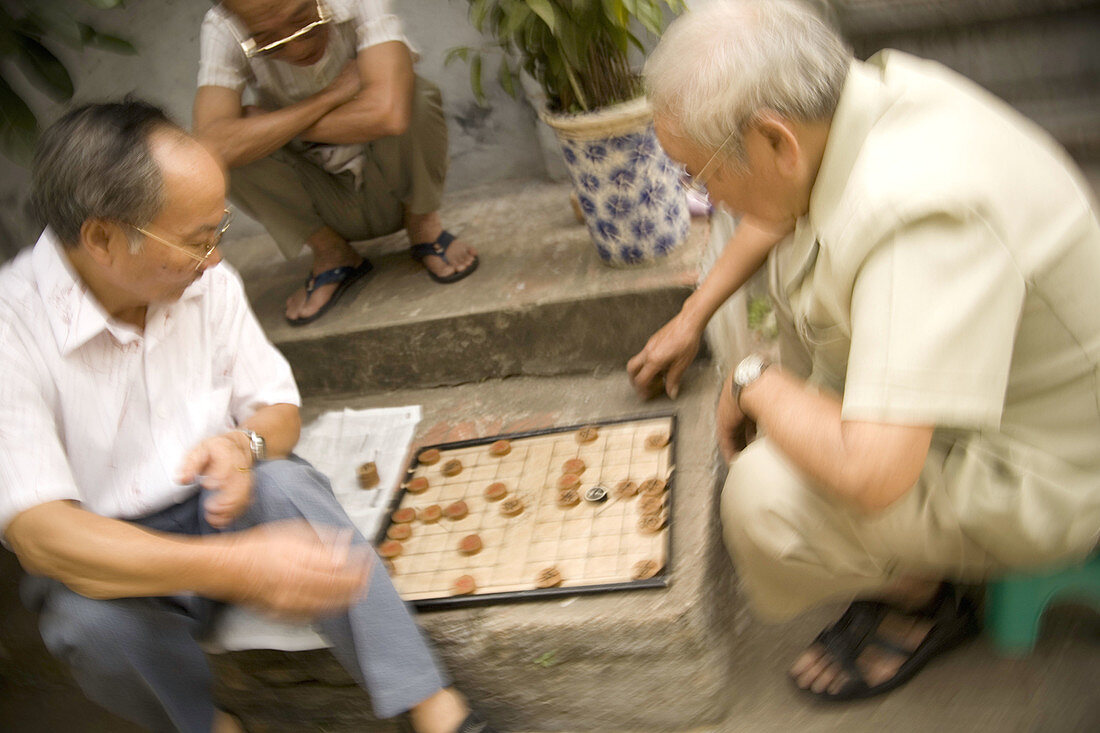 Board game. Hanoi. Vietnam.