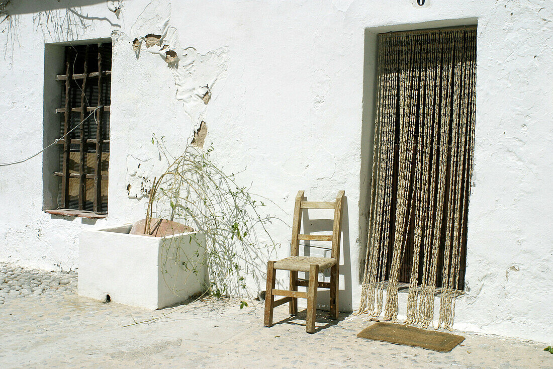 House in Dalt Vila district. Ibiza, Balearic Islands. Spain