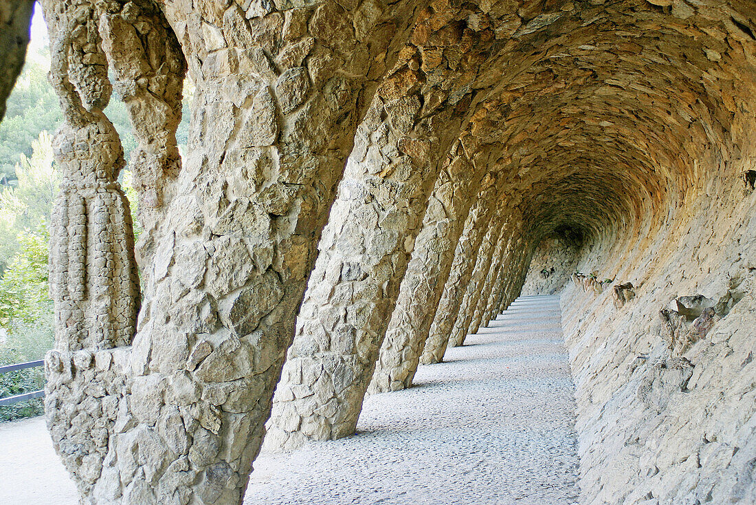 Parc Güell by Gaudí. Barcelona. Spain