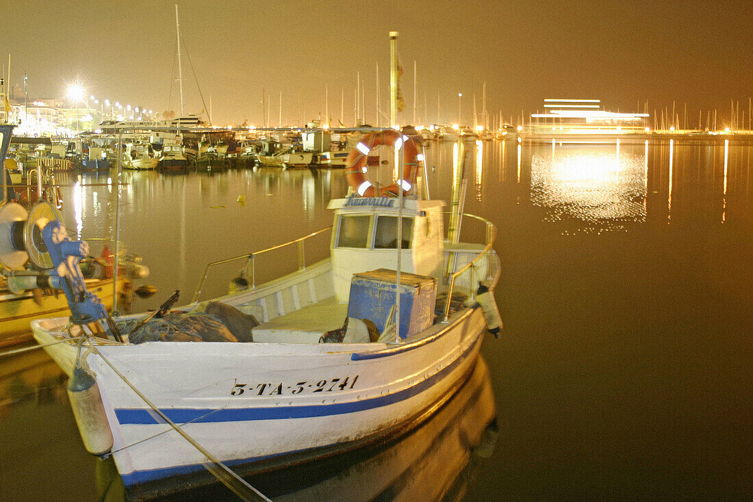 Fishing boats at port. Cambrils. Tarragona province, Spain