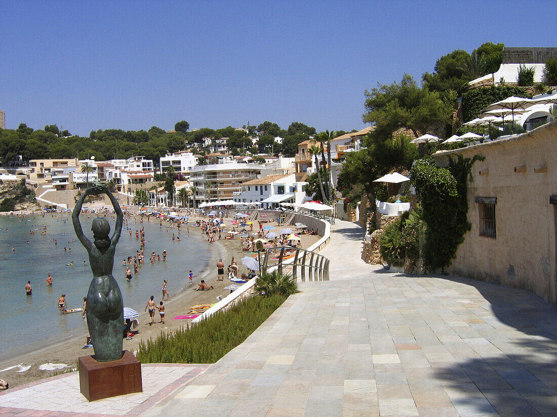 Portet beach. Moraira. Alicante province. Comunidad Valenciana. Spain