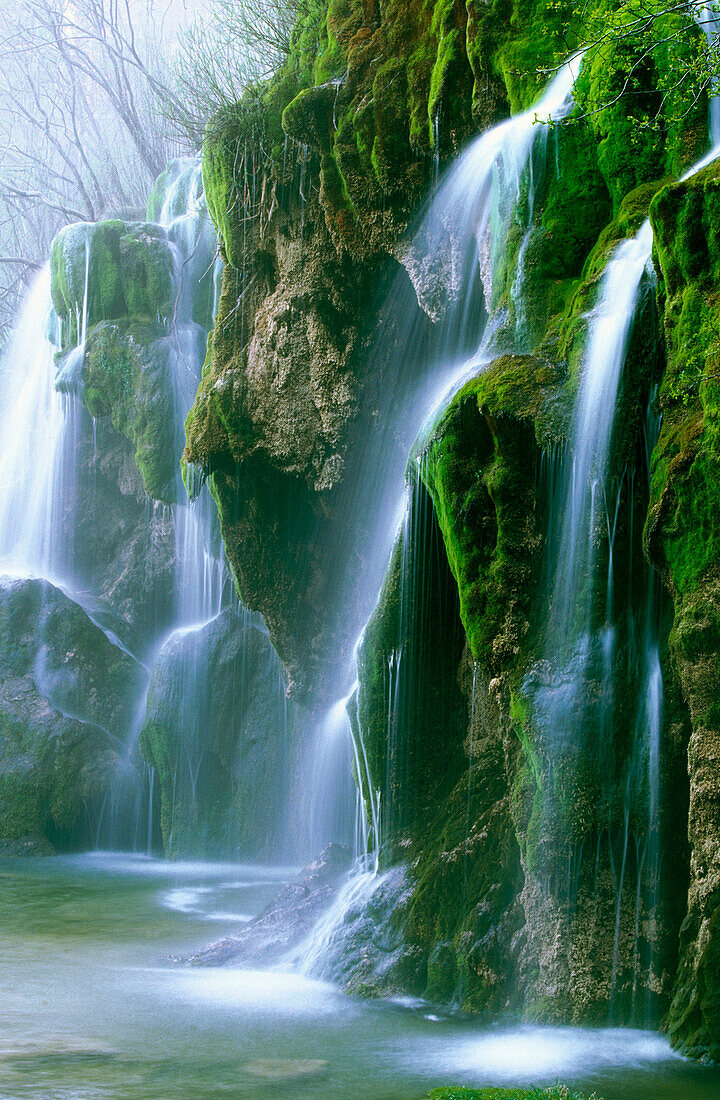 River Cuervo source. Serranía de Cuenca, Cuenca province. Spain