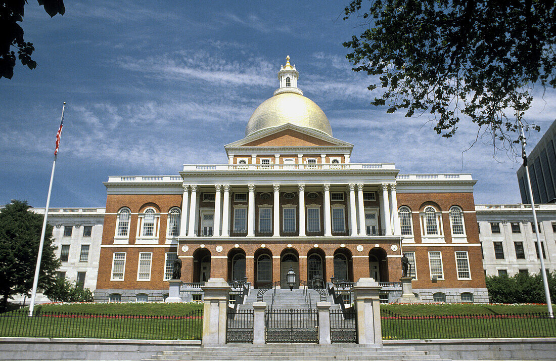 Capitol Building. Boston, Massachusetts. USA.