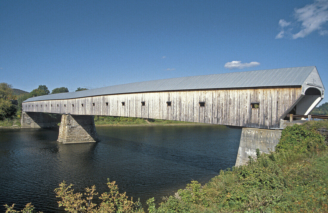 Cornish-Windsor Covered Bridge, Vermont. USA.