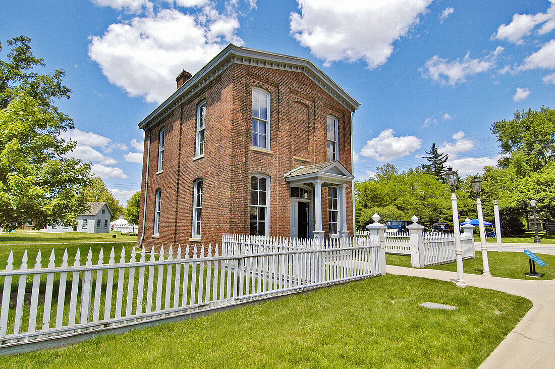 Thomas Edison-s Menlo Park Office and LIbrary at Historic Greenfield Village and Henry Ford Museum located at Dearborn Michigan