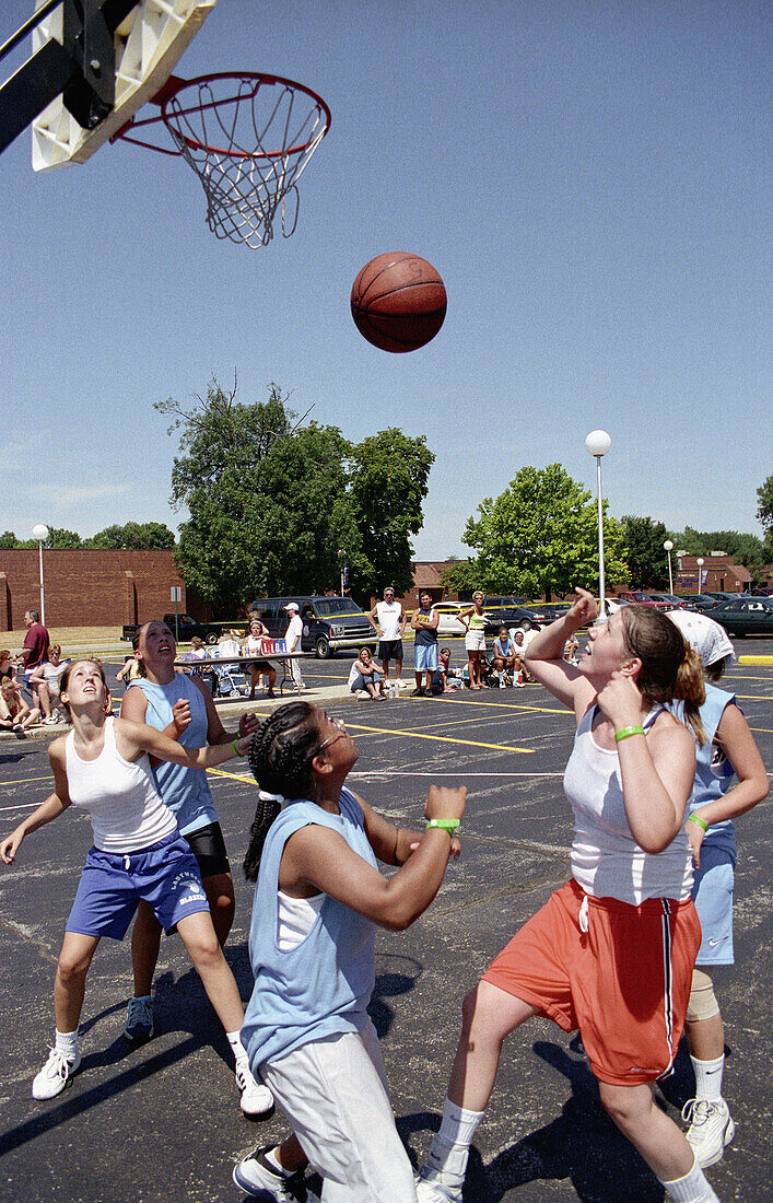 Female 3 on 3 basketball