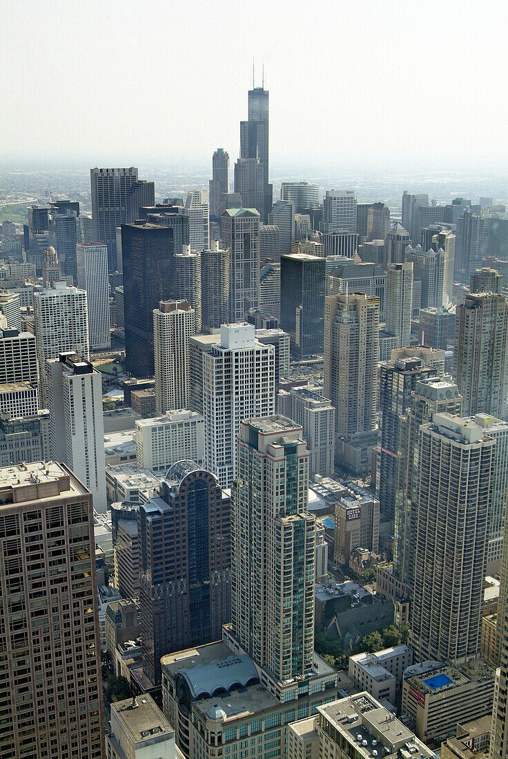 Downtown city of Chicago, Illinois. USA.