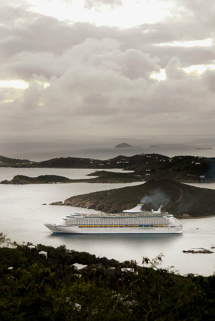Cruise ship. St. Thomas. U.S. Virgin Islands, West Indies
