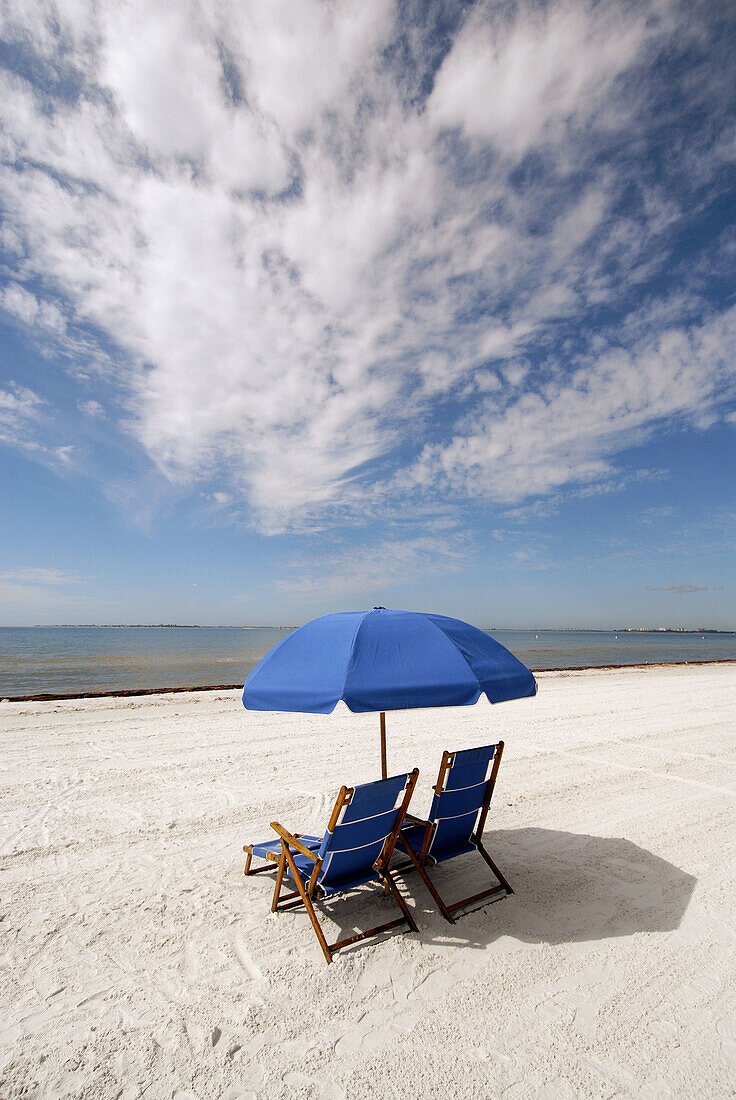 Fort Myers Beach is a popular tourist snowbird student spring break destination recreation and vacation holiday. Florida, USA