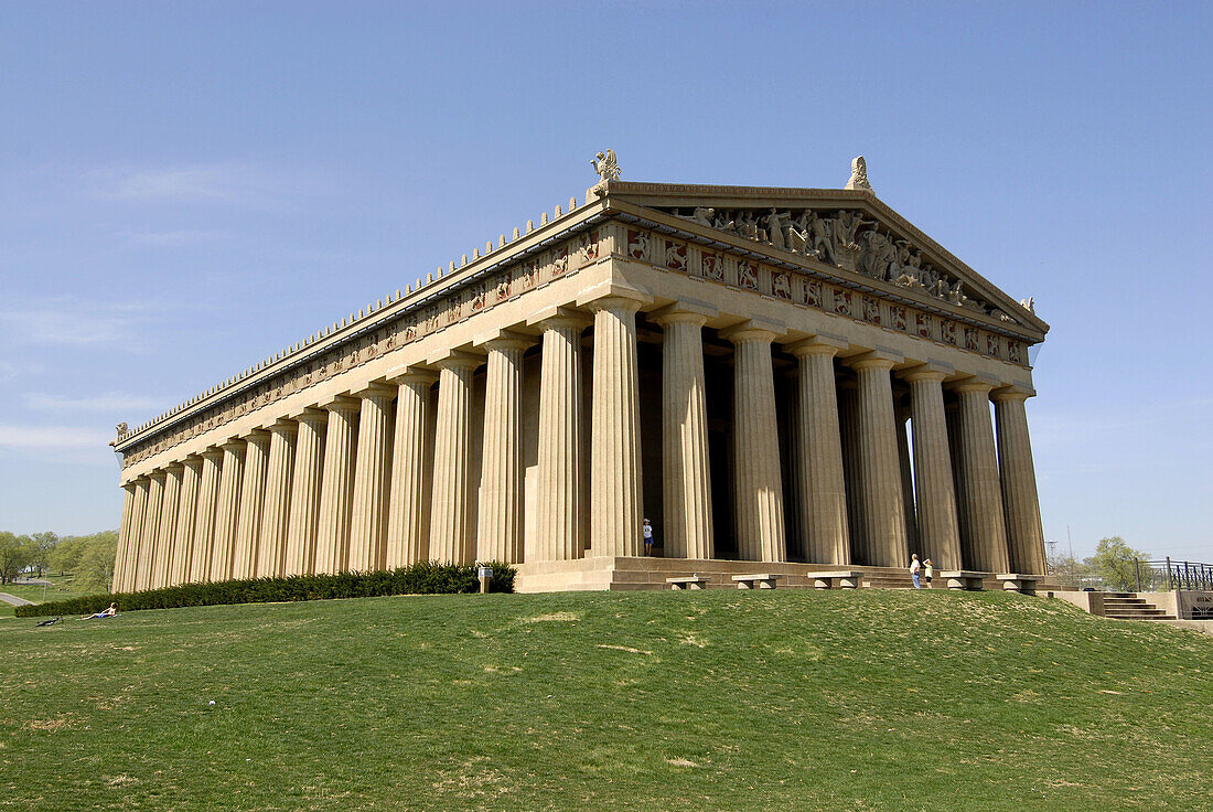 The Parthenon in Centennial Park. Nashville Tennessee. USA.