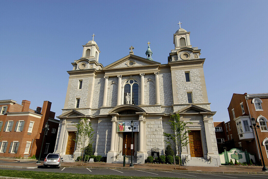 Historic St Patrick Cathedral Church at the capital city of Harrisburg Pennsylvania PA