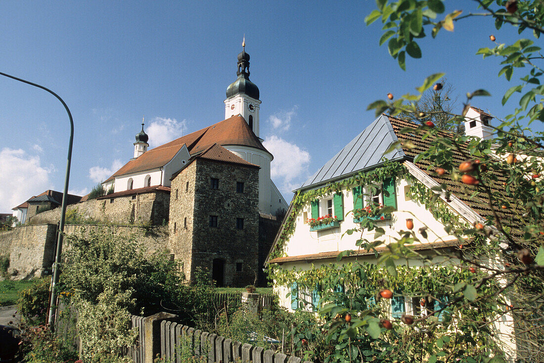 Pfarrkirche Mariä Himmelfahrt, Bad Kötzting, Bayern, Deutschland