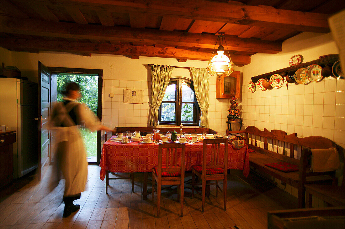 Breakfast at guest house, Transilvania, Romania