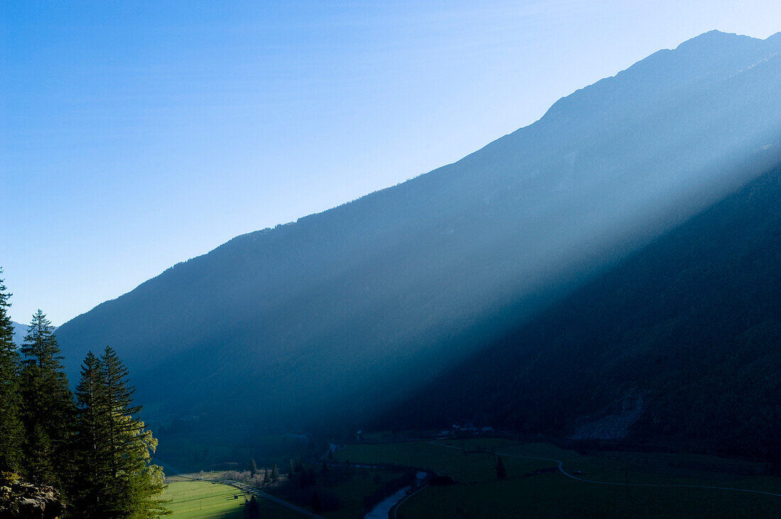 Landschaft im Maltatal, Nationalpark Hohe Tauern, Kärnten, Österreich