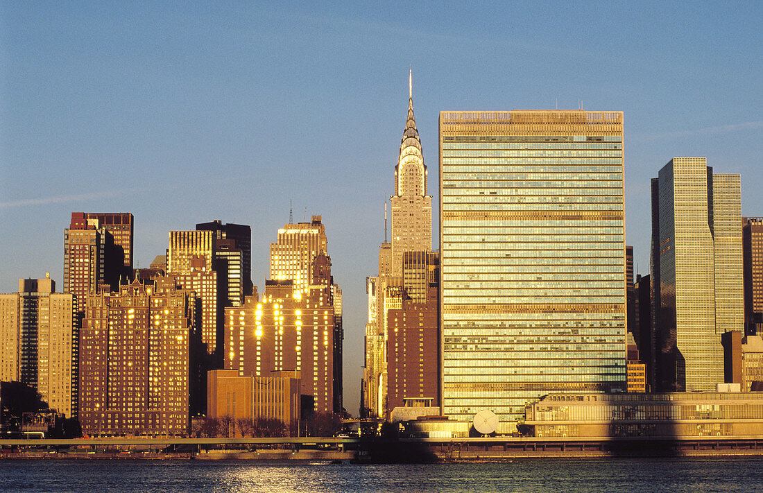Midtown Manhattan skyline. New York City, USA