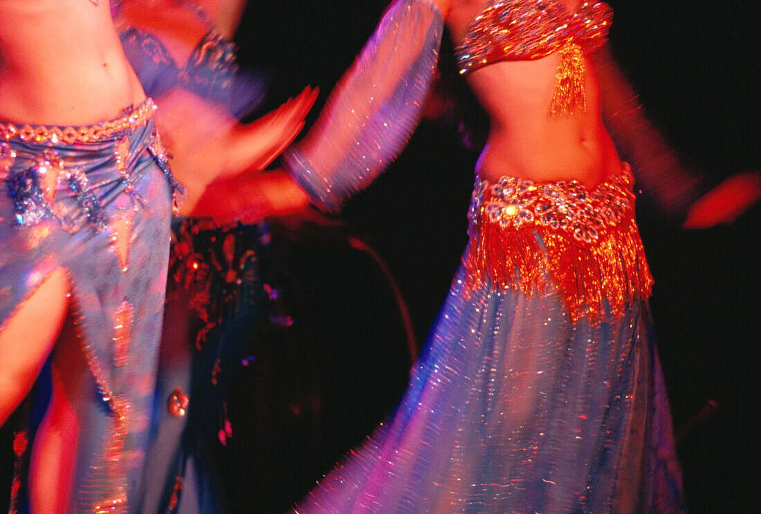 Three belly dancers