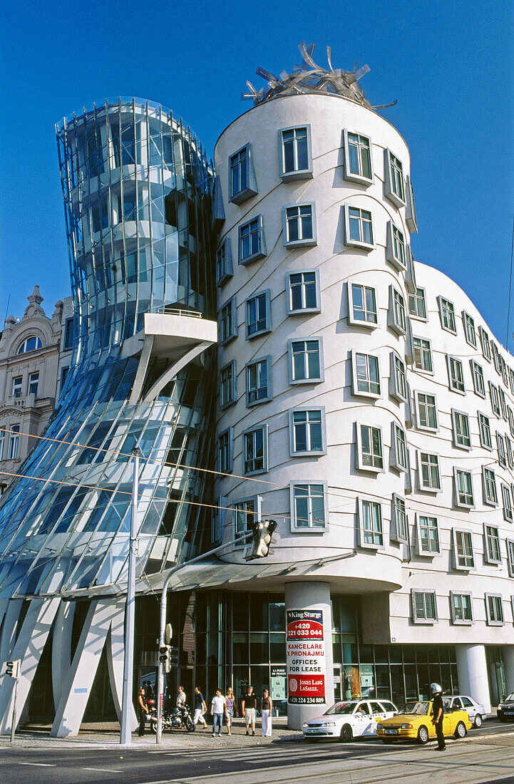 Dancing Building (by Frank O. Gehry and Vlado Milunc), Nove Mesto. Prague, Czech Republic