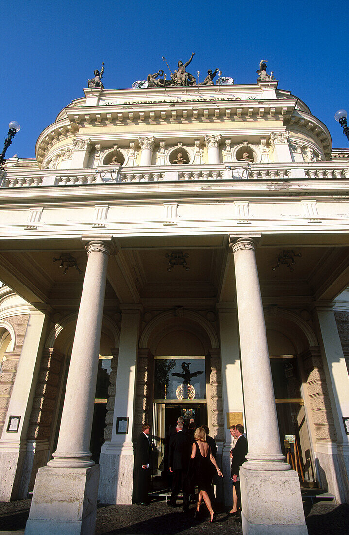 Slovak National Theatre in Bratislava. Slovakia