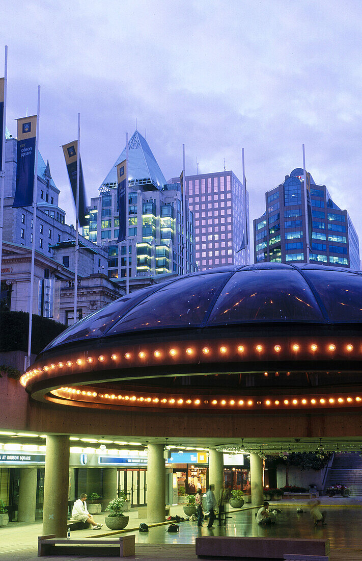 Robson Square. Vancouver. British Columbia, Canada