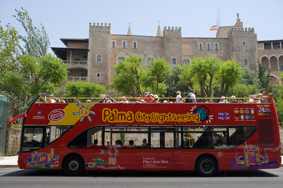 Palma City Sightseeing Bus, Palma, Mallorca, Balearic Islands, Spain