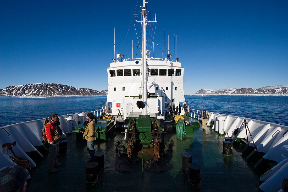 Expedition ship, Spitsbergen, Norway