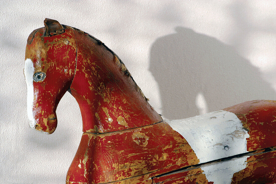 Wooden toy horse