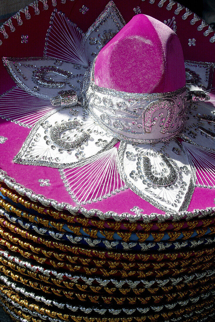 Mariachi hats. Cancun. Mexico.