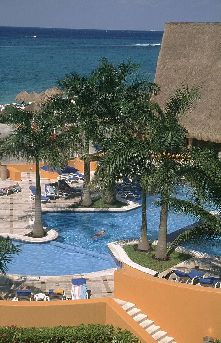 Pool. Cancún. Quintana Roo. Mexico.