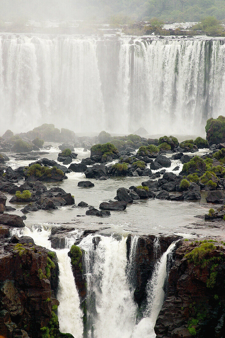 Iguazu Waterfalls, Iguazú National Park. Argentina-Brazil border