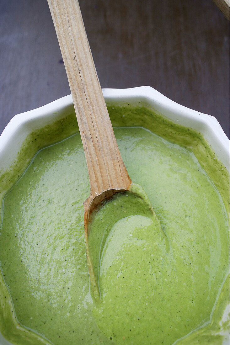 Guacamole sauce. Mexican sauce