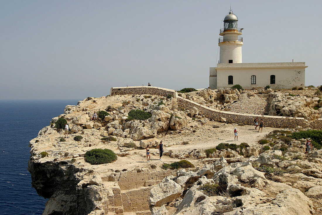 Cavalleria cape lighthouse. Menorca. Spain