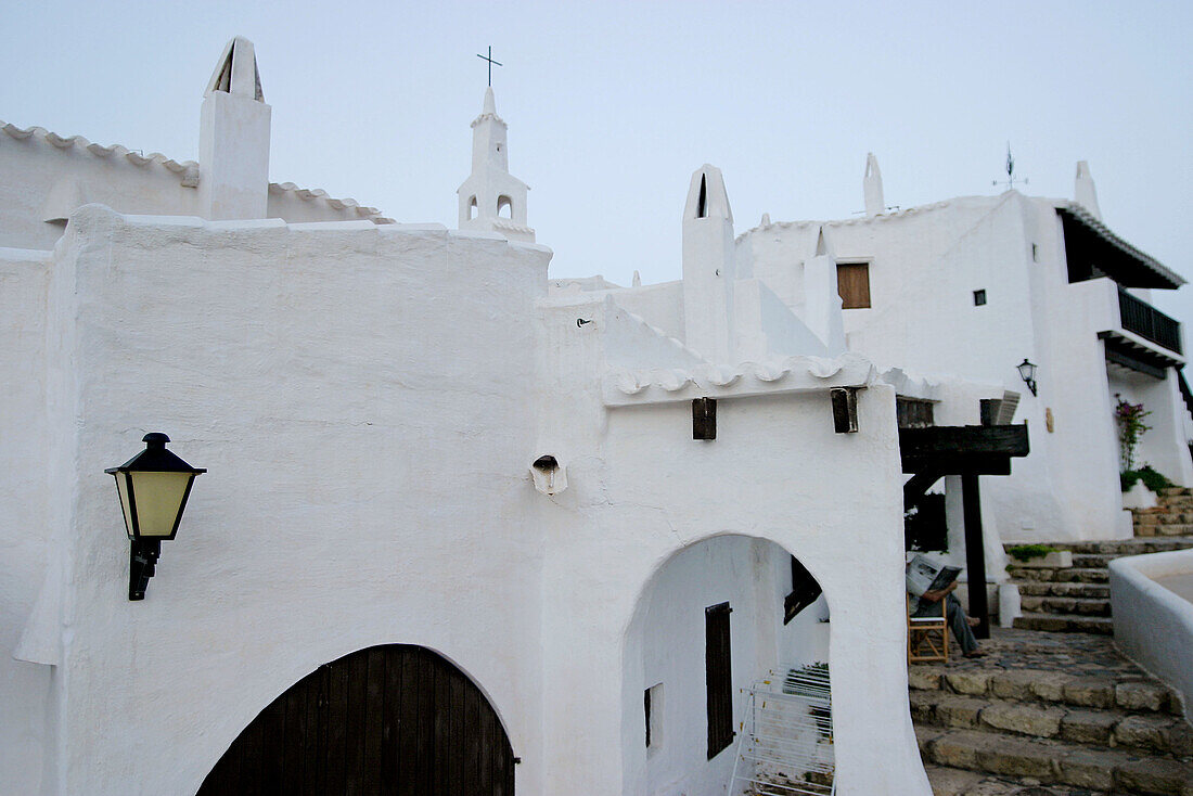 Binibeca Vell, old fishermens town. Minorca, Balearic Islands. Spain