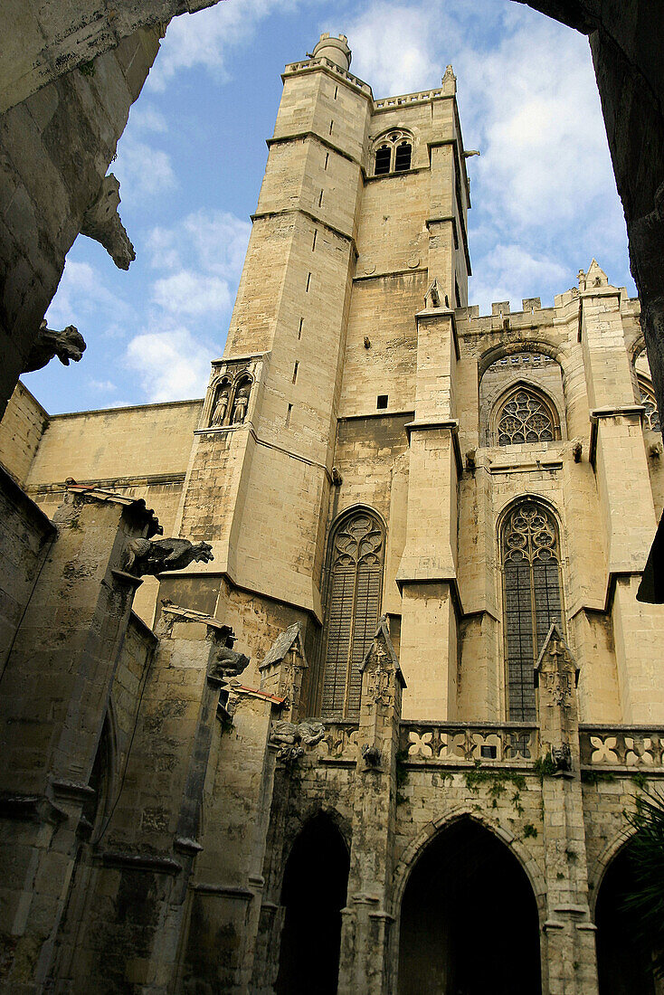 St. Just and St. Pasteur cathedral, Narbonne. Aude, Languedoc-Roussillon. France