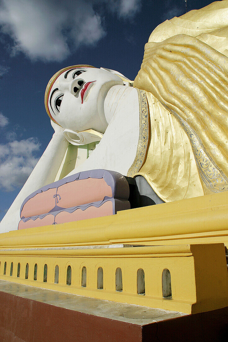 Giant Buddha statue (200 meters). Monywa. Sagaing Division. Myanmar (Burma)