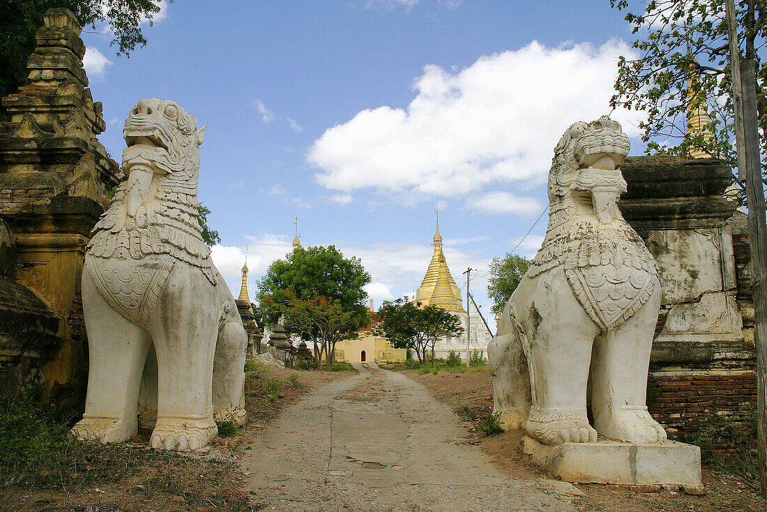 Maha Aungmye Bonzan Monastery. Ava. Mandalay Division. Myanmar (Burma).