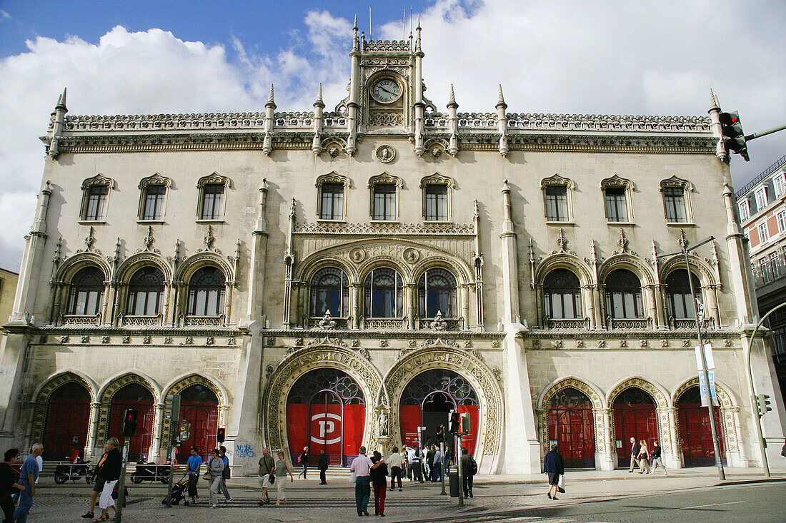 Rossio train station. Lisbon. Portugal