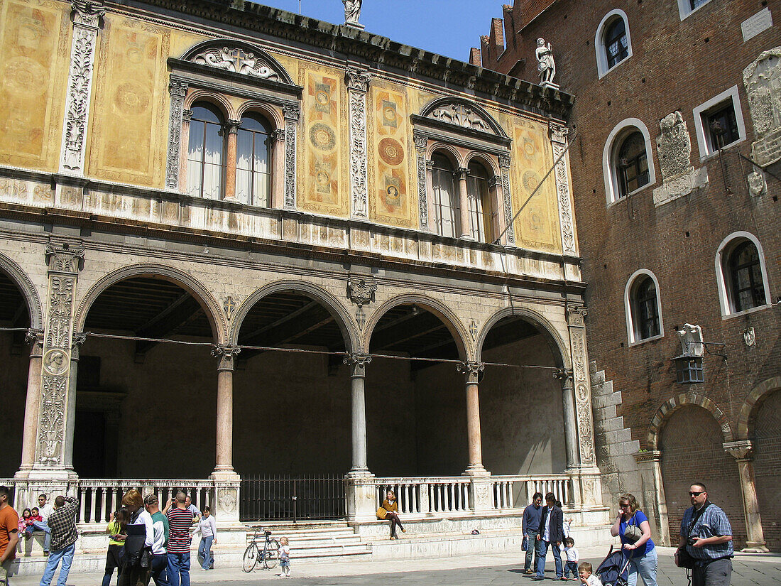 Signori Square. Verona. Veneto.Italy