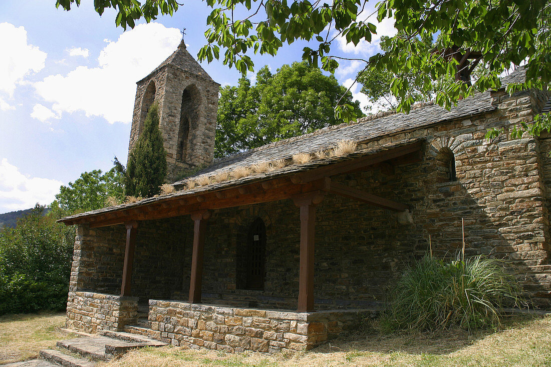 Romanesque church of Sant Cristòfol (11th century). Ventolà (Ribes de Freser). Ripollès. Girona province. Catalonia. Spain