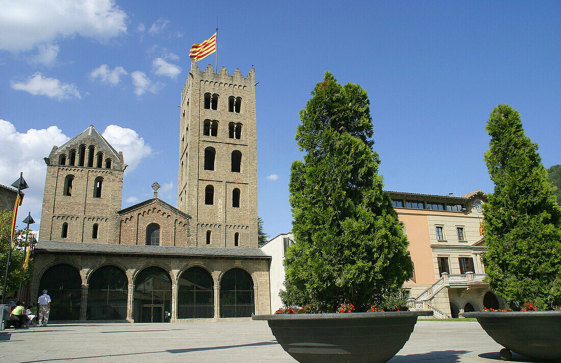 Romanesque monastery of Santa María de Ripoll (12th century). Ripollès. Girona province. Catalonia. Spain