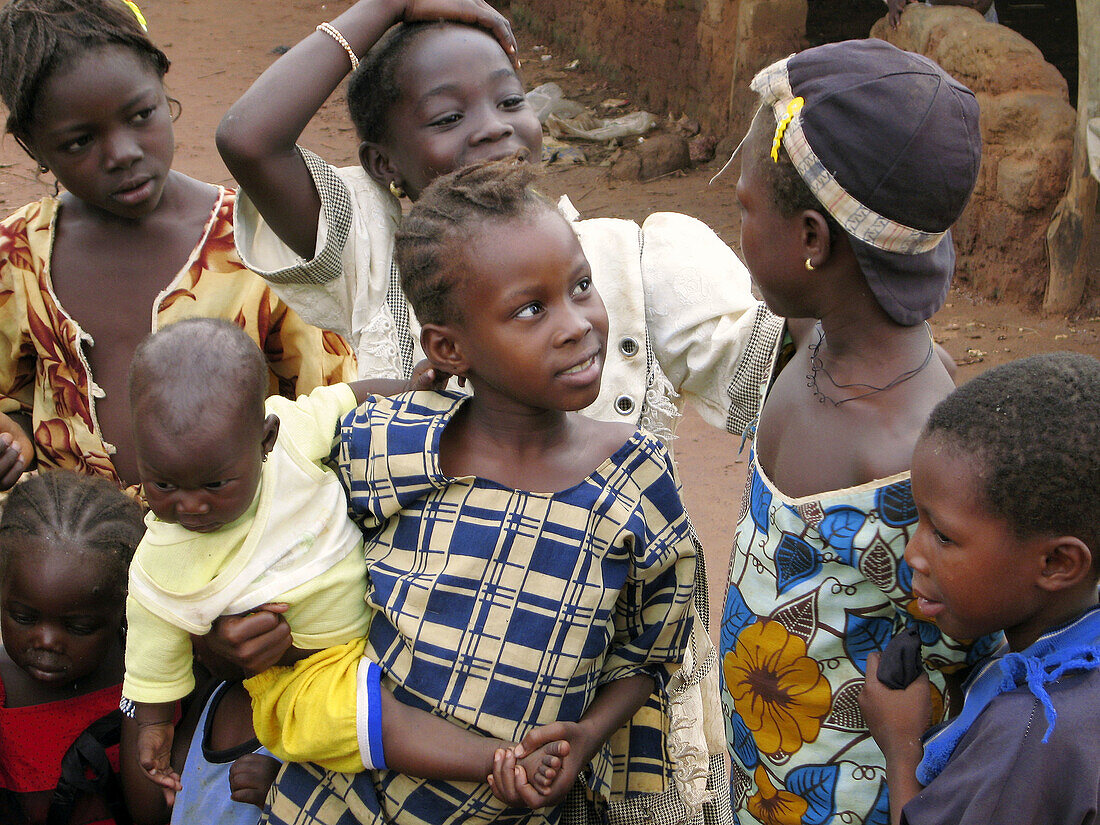 Senoufo children. Sikasso region, Mali
