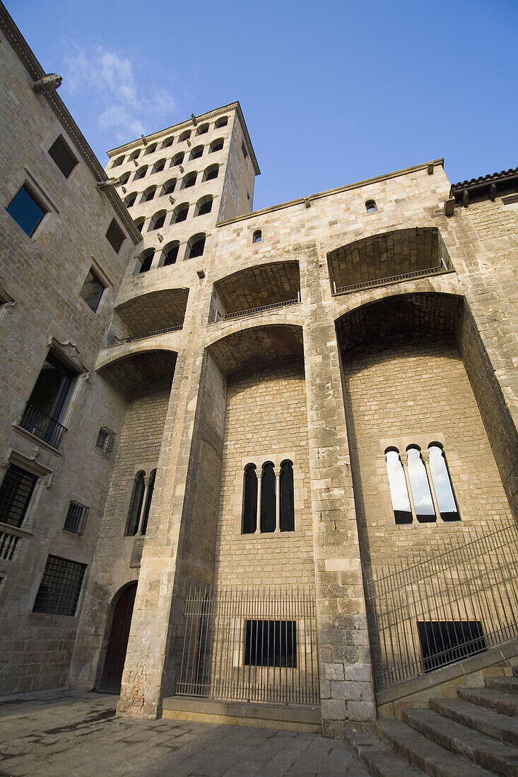 Palau Reial Major, Plaça del Rei, Barcelona. Catalonia, Spain