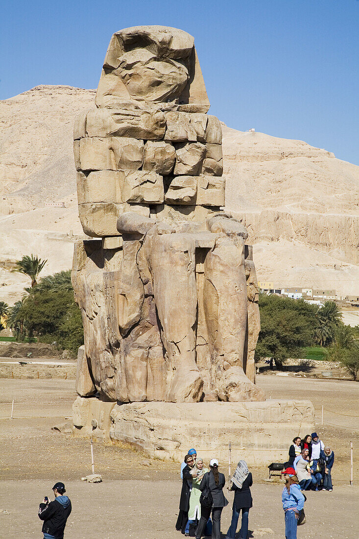 Colossi of Memnon. Luxor. Egypt