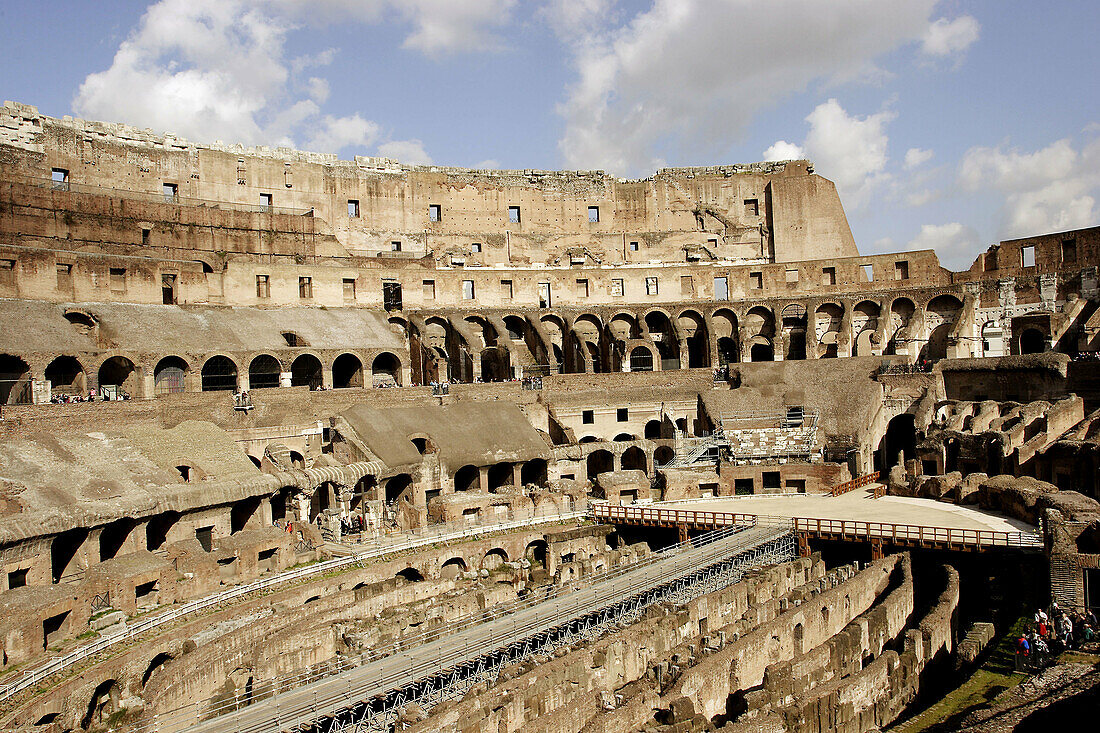 Interior of Colosseum. Rome. Italy